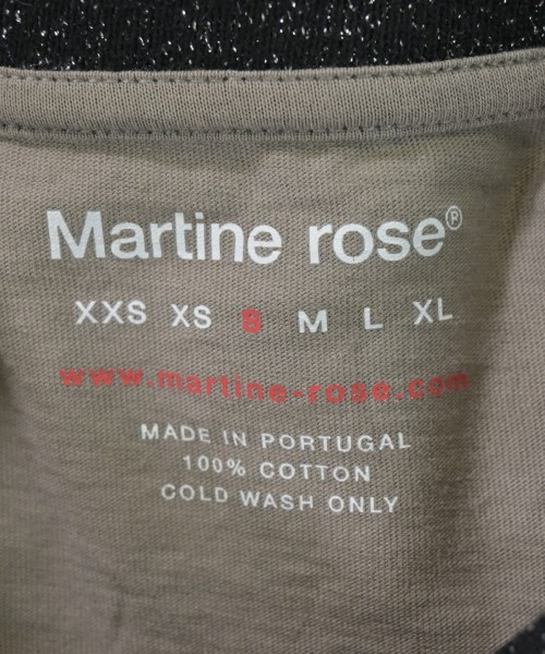 Martine Rose（マーティンローズ）Tシャツ・カットソー グレー サイズ:S レディース/2200715100042