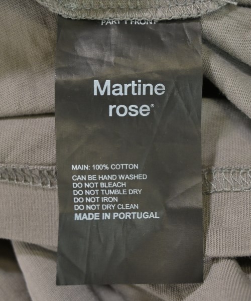 Martine Rose（マーティンローズ）Tシャツ・カットソー グレー サイズ:S レディース/2200715100042
