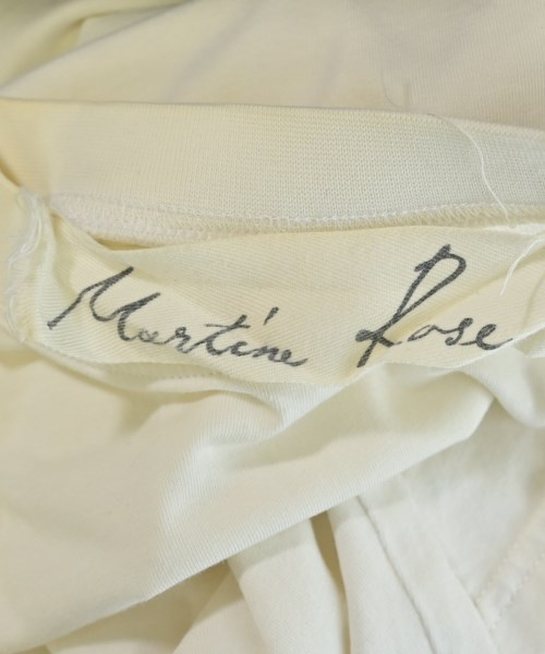 Martine Rose（マーティンローズ）Tシャツ・カットソー 白 サイズ:XS メンズ/2200719050060