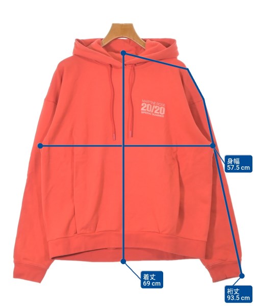 Martine Rose（マーティンローズ）パーカー オレンジ サイズ:L メンズ/2200646337029