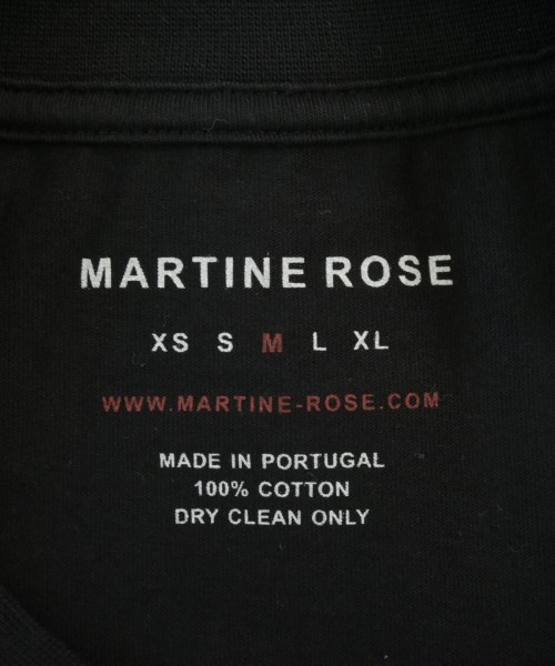 Martine Rose（マーティンローズ）Tシャツ・カットソー 黒 サイズ:M メンズ/2200634476051