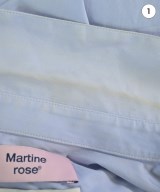 Martine Rose（マーティンローズ）カジュアルシャツ 青 サイズ:XS メンズ/2200707851013