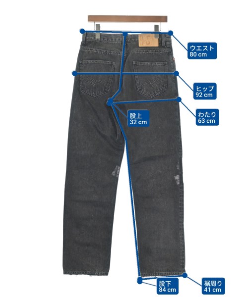 Martine Rose（マーティンローズ）デニムパンツ 黒 サイズ:S メンズ/2200665057205