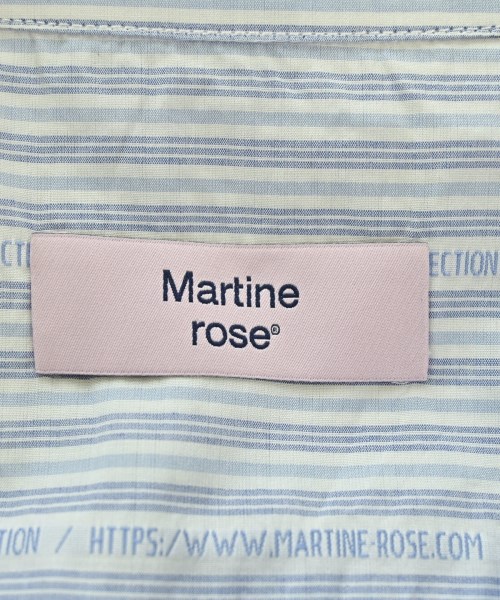 Martine Rose（マーティンローズ）カジュアルシャツ 青 サイズ:S メンズ/2200726392078
