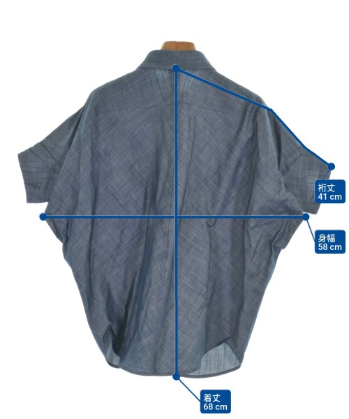 ZERO+MARIA CORNEJO（ゼロマリアコルネホ）カジュアルシャツ 青 サイズ:0(S位) レディース/2200629932098