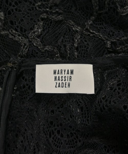 MARYAM NASSIR ZADEH（マリアムナッシアーザデー）ワンピース 黒 サイズ:2(M位) レディース/2200711451193