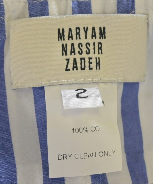 MARYAM NASSIR ZADEH（マリアムナッシアーザデー）カジュアルシャツ 青 サイズ:2(M位) レディース/2200711451438