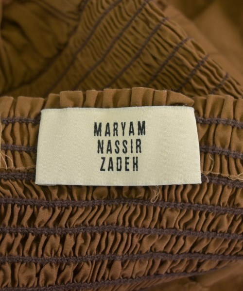 MARYAM NASSIR ZADEH（マリアムナッシアーザデー）ワンピース 茶 サイズ:0(XS位) レディース/2200705014199