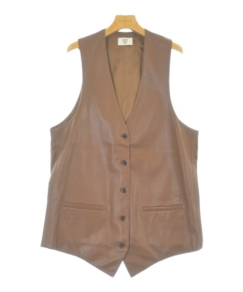 MARYAM NASSIR ZADEH(マリアムナッシアーザデー)ベスト 茶 サイズ:4(M位)/2200663987016