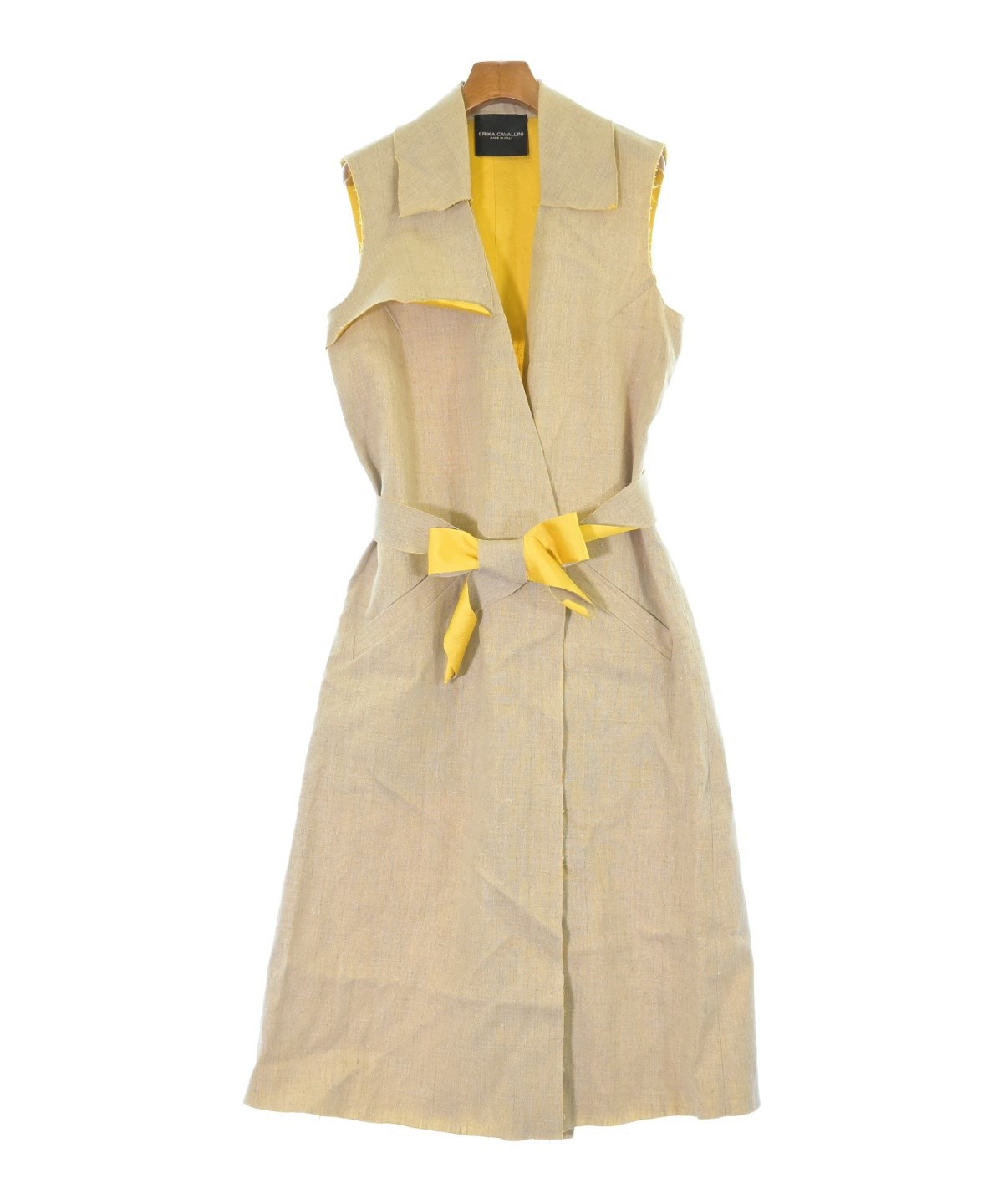 ERIKA CAVALLINI（エリカカヴァリーニ）ベスト ベージュ サイズ:42(M位  
