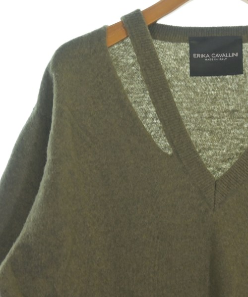 ERIKA CAVALLINI（エリカカヴァリーニ）ニット・セーター カーキ サイズ:M レディース/2200650749023
