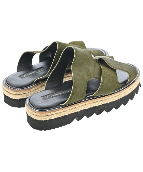 KAYO NAKAMURA by Y'S（カヨナカムラバイワイズ）サンダル 緑 サイズ:UK4(22.5cm位) レディース/2200660581064