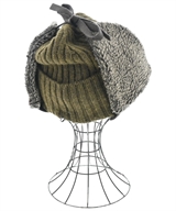 KAYO NAKAMURA by Y'S（カヨナカムラバイワイズ）ニットキャップ・ビーニー カーキ サイズ:- レディース/2200666431134