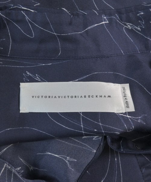 Victoria Victoria Beckham（ヴィクトリアヴィクトリアベッカム）カジュアルシャツ 紺 サイズ:38(S位) レディース/2200609952016