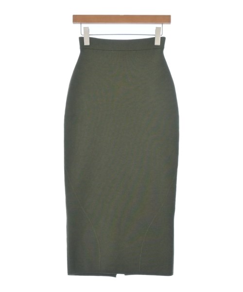 Victoria Beckham(ヴィクトリアベッカム)ロング・マキシ丈スカート カーキ サイズ:-(S位)/2200664292027