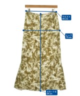 Victoria Beckham（ヴィクトリアベッカム）ロング・マキシ丈スカート カーキ サイズ:42(M位) レディース/2200725271077