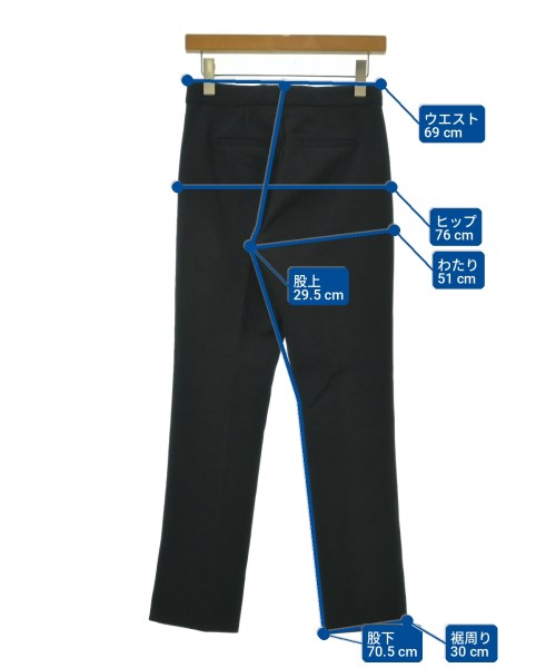 Victoria Victoria Beckham（ヴィクトリアヴィクトリアベッカム）スラックス 黒 サイズ:36(XS位) レディース/2200713808315