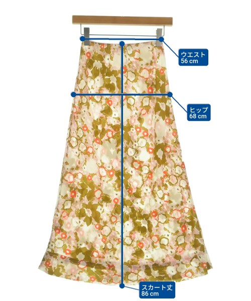 Lee Mathews（リーマシュー）ロング・マキシ丈スカート ピンク サイズ:0(XS位) レディース/2200621022131