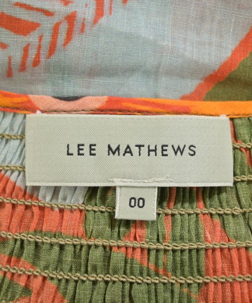 Lee Mathews（リーマシュー）ワンピース オレンジ サイズ:00(XS位) レディース/2200631233169
