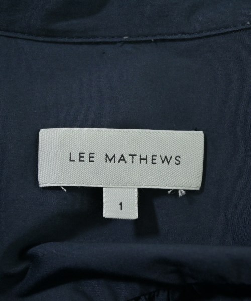 Lee Mathews（リーマシュー）シャツワンピース 紺 サイズ:1(S位) レディース/2200673876027