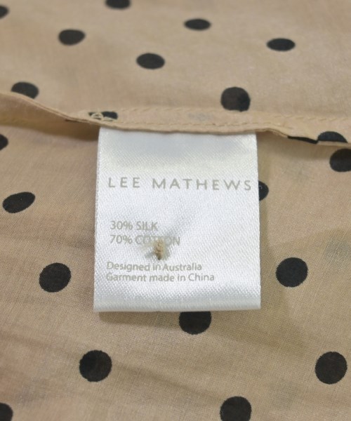 Lee Mathews（リーマシュー）ブラウス 茶 サイズ:1(S位) レディース/2200700160075