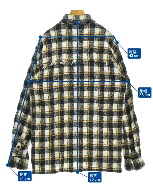 destin（デスティン）カジュアルシャツ 黒 サイズ:M メンズ/2200638972030