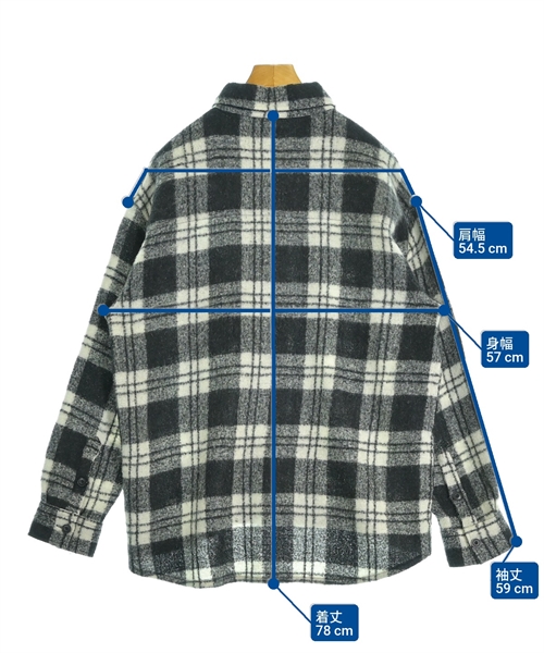 destin（デスティン）カジュアルシャツ 黒 サイズ:S メンズ/2200638972122