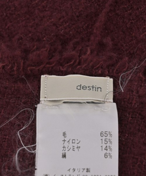 destin（デスティン）ストール 赤 サイズ:- メンズ/2200704225169