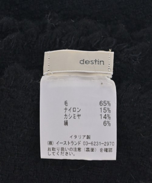 destin（デスティン）ストール 黒 サイズ:- メンズ/2200704225657