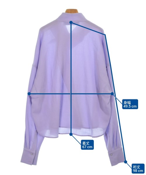 WALK OF SHAME（ウォークオブシェイム）ブラウス 紫 サイズ:40(M位) レディース/2200616515846