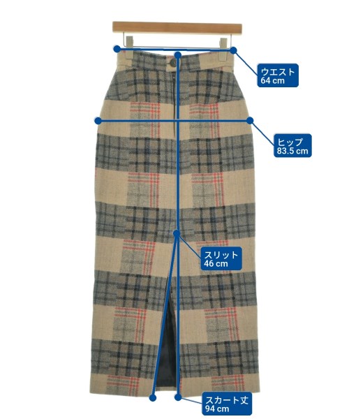 WALK OF SHAME（ウォークオブシェイム）ロング・マキシ丈スカート ベージュ サイズ:40(M位) レディース/2200649943067