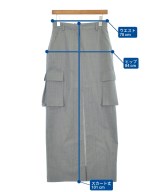 WALK OF SHAME（ウォークオブシェイム）ロング・マキシ丈スカート グレー サイズ:40(M位) レディース/2200646928418