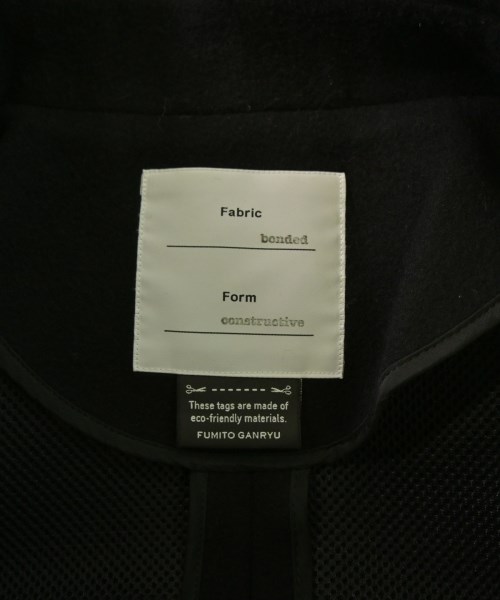 FUMITO GANRYU（フミト　ガンリュウ）チェスターコート 黒 サイズ:2(M位) メンズ/2200644837033