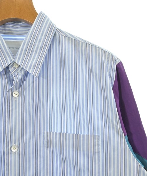 FUMITO GANRYU（フミト　ガンリュウ）カジュアルシャツ 青 サイズ:1(S位) メンズ/2200620340908