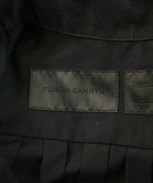 FUMITO GANRYU（フミト　ガンリュウ）カジュアルシャツ 黒 サイズ:1(S位) メンズ/2200620216074