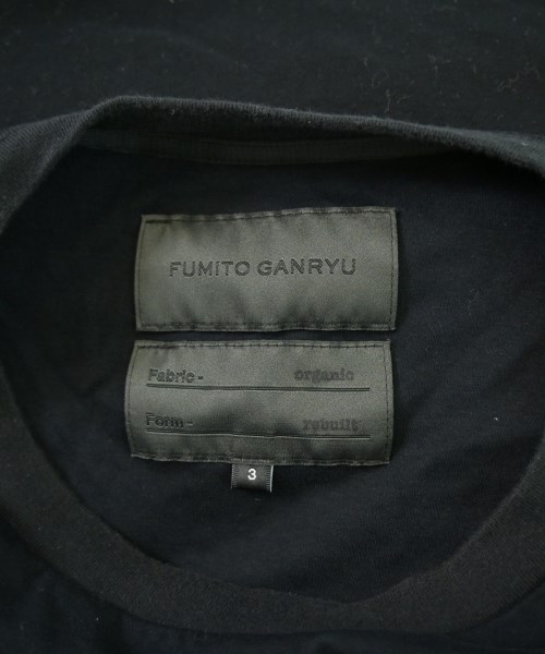 FUMITO GANRYU（フミト　ガンリュウ）Tシャツ・カットソー 黒 サイズ:3(L位) メンズ/2200673128010