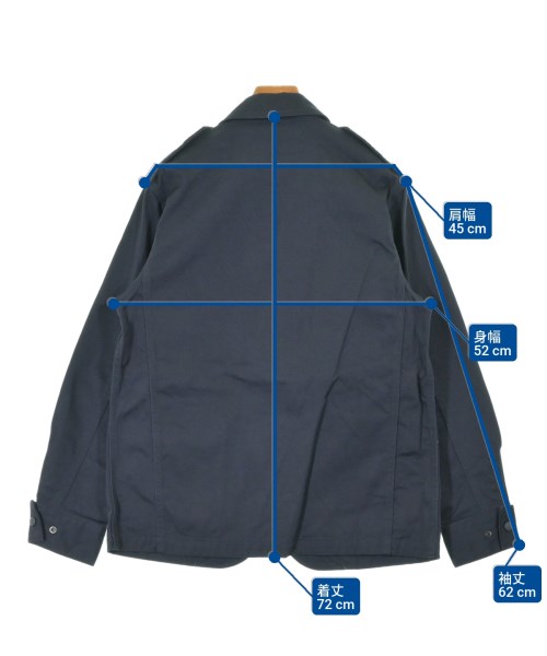 FUMITO GANRYU（フミト　ガンリュウ）カジュアルジャケット 紺 サイズ:S メンズ/2200675749565
