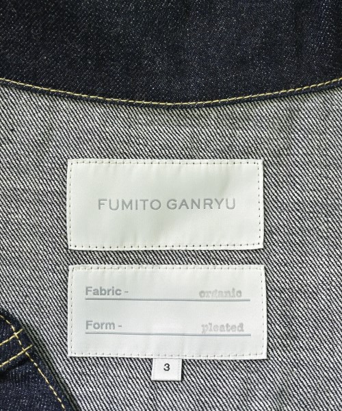 FUMITO GANRYU（フミト　ガンリュウ）デニムジャケット 紺 サイズ:3(L位) メンズ/2200698109018