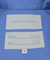 FUMITO GANRYU（フミト　ガンリュウ）カジュアルシャツ 青 サイズ:1(S位) メンズ/2200649197095