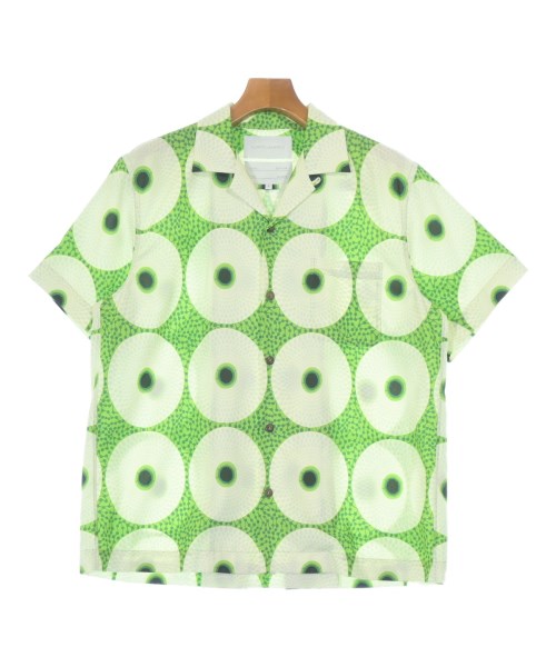 FUMITO GANRYU(フミト　ガンリュウ)カジュアルシャツ 緑 サイズ:2(M位)/2200658438035