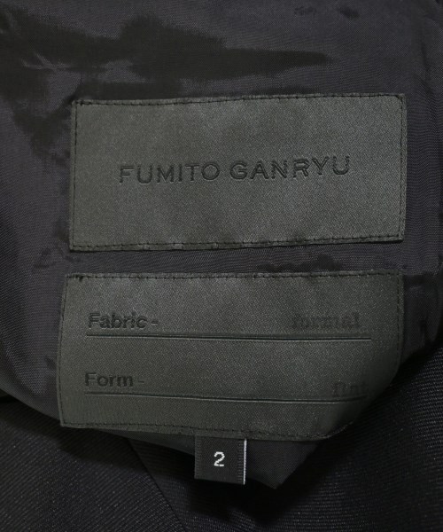 FUMITO GANRYU（フミト　ガンリュウ）テーラードジャケット 黒 サイズ:2(M位) メンズ/2200710518033