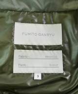FUMITO GANRYU（フミト　ガンリュウ）ダウンジャケット/ダウンベスト カーキ サイズ:3(L位) メンズ/2200645700022