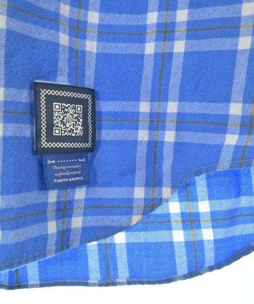 FUMITO GANRYU（フミト　ガンリュウ）カジュアルシャツ 青 サイズ:2(M位) メンズ/2200646123073