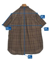 FUMITO GANRYU（フミト　ガンリュウ）カジュアルシャツ 茶 サイズ:3(L位) メンズ/2200647877104