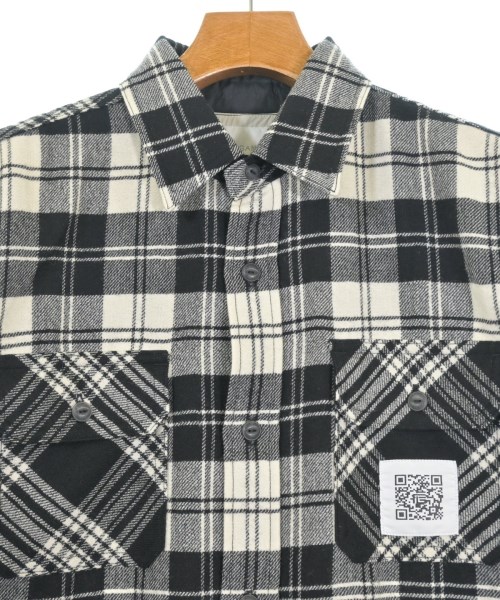 FUMITO GANRYU（フミト　ガンリュウ）カジュアルシャツ 黒 サイズ:2(M位) メンズ/2200641808081