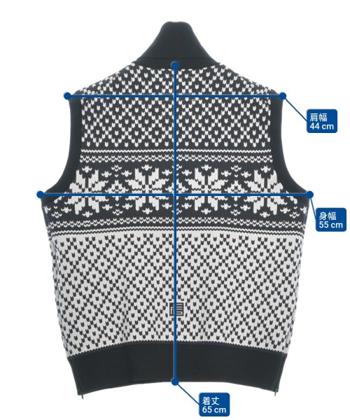 FUMITO GANRYU（フミト　ガンリュウ）ベスト 黒 サイズ:2(M位) メンズ/2200667884281