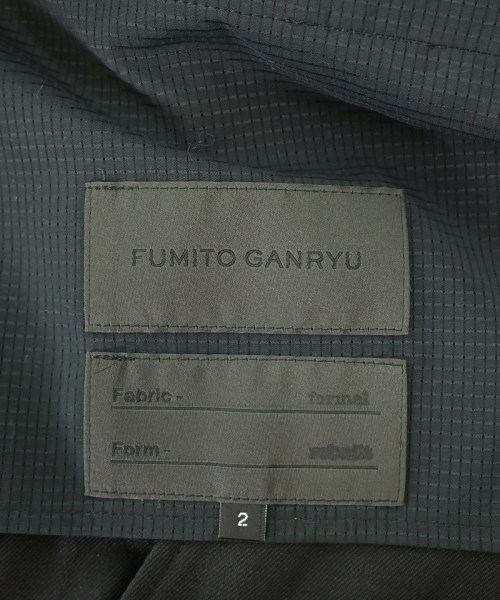 FUMITO GANRYU（フミト　ガンリュウ）クロップドパンツ 黒 サイズ:2(M位) メンズ/2200685630112