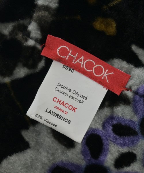 CHACOK（シャコック）マフラー 黒 サイズ:- レディース/2200638318012