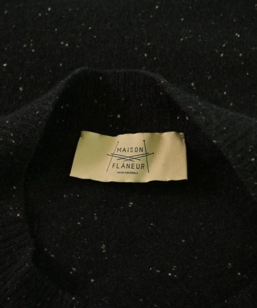 MAISON FLANEUR（メゾンフラネール）ニット・セーター 黒 サイズ:40(M位) レディース/2200657892043