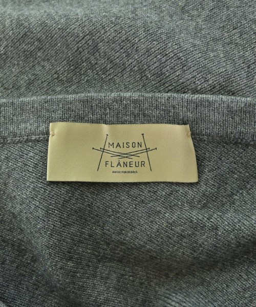 MAISON FLANEUR（メゾンフラネール）ニット・セーター グレー サイズ:38(S位) レディース/2200646542126